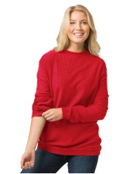 Boxercraft LadiesRally Corduroy Knit Pullover Crew