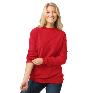 Boxercraft LadiesRally Corduroy Knit Pullover Crew