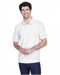 D100 Devon & Jones Men's Pima Piqué Short-Sleeve Polo