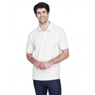 D100 Devon & Jones Men's Pima Piqué Short-Sleeve Polo