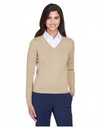 D475W Devon & Jones Ladies' V-Neck Sweater