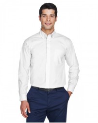 Devon & Jones Men's Crown Collection Solid Broadcloth Woven Shirt