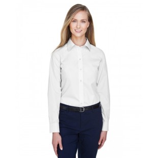 Devon & Jones Ladies' Crown Collection Solid Broadcloth Woven Shirt