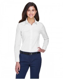 Devon & Jones Ladies' Crown Collection Solid Oxford Woven Shirt