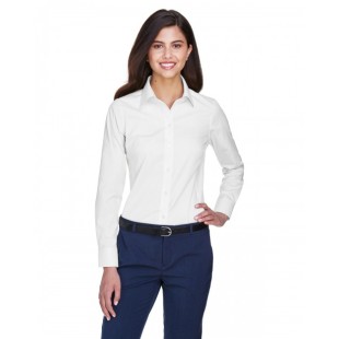 Devon & Jones Ladies' Crown Collection Solid Oxford Woven Shirt