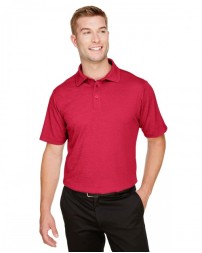 Devon & Jones CrownLux Performance Men's Address Melange Polo