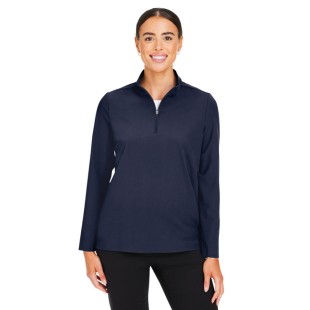 Devon & Jones CrownLux Performance Ladies' Windsor Welded Quarter-Zip