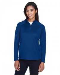 Devon & Jones Ladies' Stretch Tech-Shell Compass Quarter-Zip