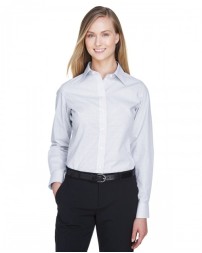 Devon & Jones Ladies' Crown Collection Micro Tattersall Woven Shirt