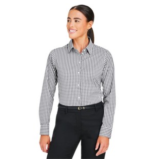 Devon & Jones CrownLux Performance Ladies' Gingham Shirt