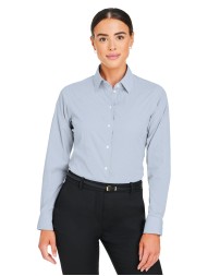 Devon & Jones CrownLux Performance Ladies' Microstripe Shirt