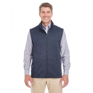 Devon & Jones Men's Newbury Melange Fleece Vest