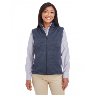 DG797W Devon & Jones Ladies' Newbury Mélange Fleece Vest