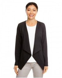 Devon & Jones Ladies' Perfect Fit Draped Open Blazer