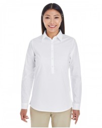 Devon & Jones Ladies' Perfect Fit Half-Placket Tunic Top