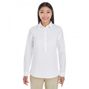 Devon & Jones Ladies' Perfect Fit Half-Placket Tunic Top