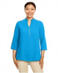 DP611W Devon & Jones Ladies' Perfect Fit  3/4-Sleeve Crepe Tunic