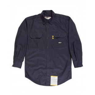 Berne Men's Flame-Resistant Button-Down Work Shirt