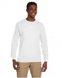 G241 Gildan Adult Ultra Cotton® Long-Sleeve Pocket T-Shirt