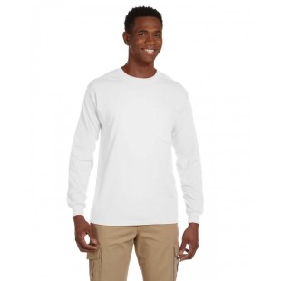 Gildan Adult Ultra Cotton Long-Sleeve Pocket T-Shirt