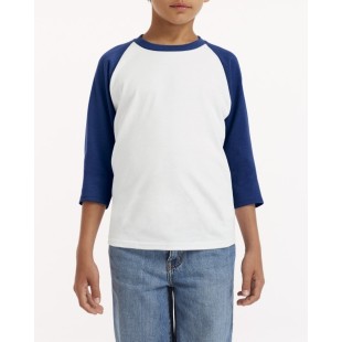 Gildan Youth Heavy Cotton 3/4-Raglan Sleeve T-Shirt