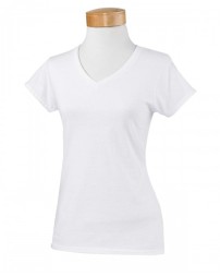 Gildan Ladies' SoftStyle Fitted V-Neck T-Shirt