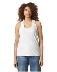 Gildan Ladies' Softstyle CVC Racerback Tank