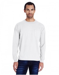 ComfortWash by Hanes Unisex Garment-Dyed Long-Sleeve T-Shirt with Pocket