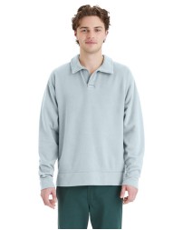 GDH490 ComfortWash by Hanes Unisex Garment Dye Polo Collar Sweatshirt