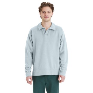 ComfortWash by Hanes Unisex Garment Dye Polo Collar Sweatshirt