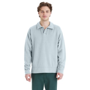 ComfortWash by Hanes Unisex Garment Dye Polo Collar Sweatshirt
