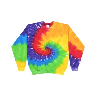 Tie-Dye Adult Crew Neck Sweatshirt