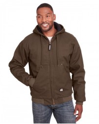 Berne HJ375 Men's Highland Washed Cotton Duck Hooded Jacket - Wholesale Mens Jackets