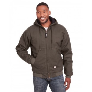 Berne Men's Highland Washed Cotton Duck Hooded Jacket