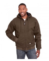 Berne Men's Tall Highland Washed Cotton Duck Hooded Jacket