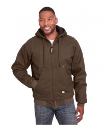 HJ375T Berne Men's Tall Highland Washed Cotton Duck Hooded Jacket