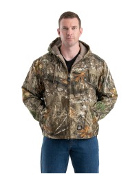 HJ626 Berne Men's Heartland Washed Duck Hooded Work Coat