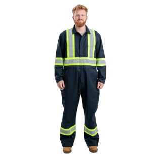 Berne Men's Safety Striped Unlined Coverall