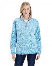 J America Ladies' Epic Sherpa Quarter-Zip