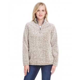 J America Ladies' Epic Sherpa Quarter-Zip