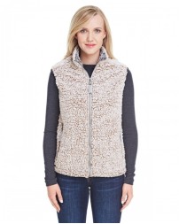 JA8456 J America Ladies' Epic Sherpa Vest