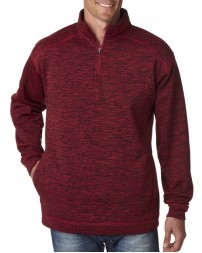 J America Adult Cosmic Poly Fleece Quarter-Zip