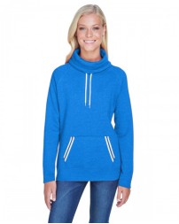 J America Ladies' Relay Cowl Neck