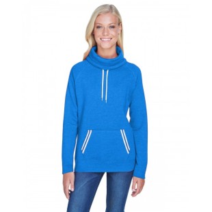 J America Ladies' Relay Cowl Neck