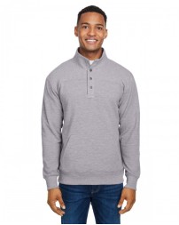 J America Ripple Fleece Snap Pullover