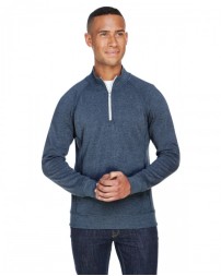 J America Adult Triblend Fleece Quarter-Zip