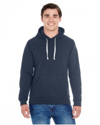 JA8871 J America Adult Triblend Pullover Fleece Hooded Sweatshirt