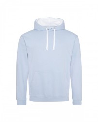 Just Hoods By AWDis Adult 80/20 Midweight Varsity Contrast Hooded Sweatshirt