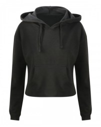 JHA016 Just Hoods By AWDis Ladies' Girlie Cropped Hooded Fleece with Pocket