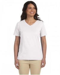 LAT Ladies' Premium Jersey V-Neck T-Shirt